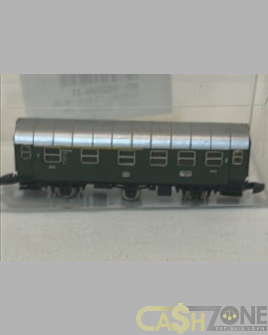 MODEL TRAIN IN PLASTIC DISPLAY BOX GREY