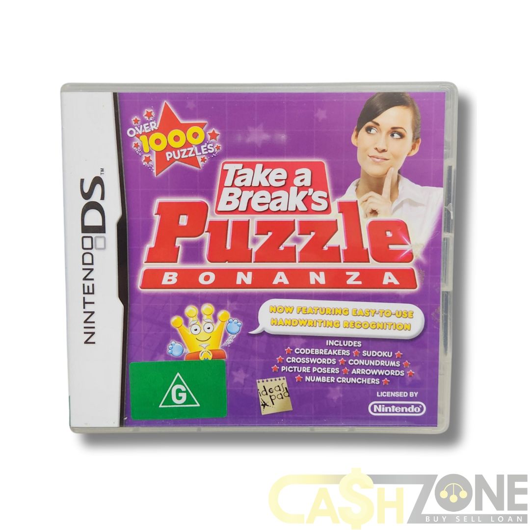 Take a Break Puzzle Bonanza Nintendo DS Game