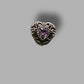Heart with Purple Charm s925
