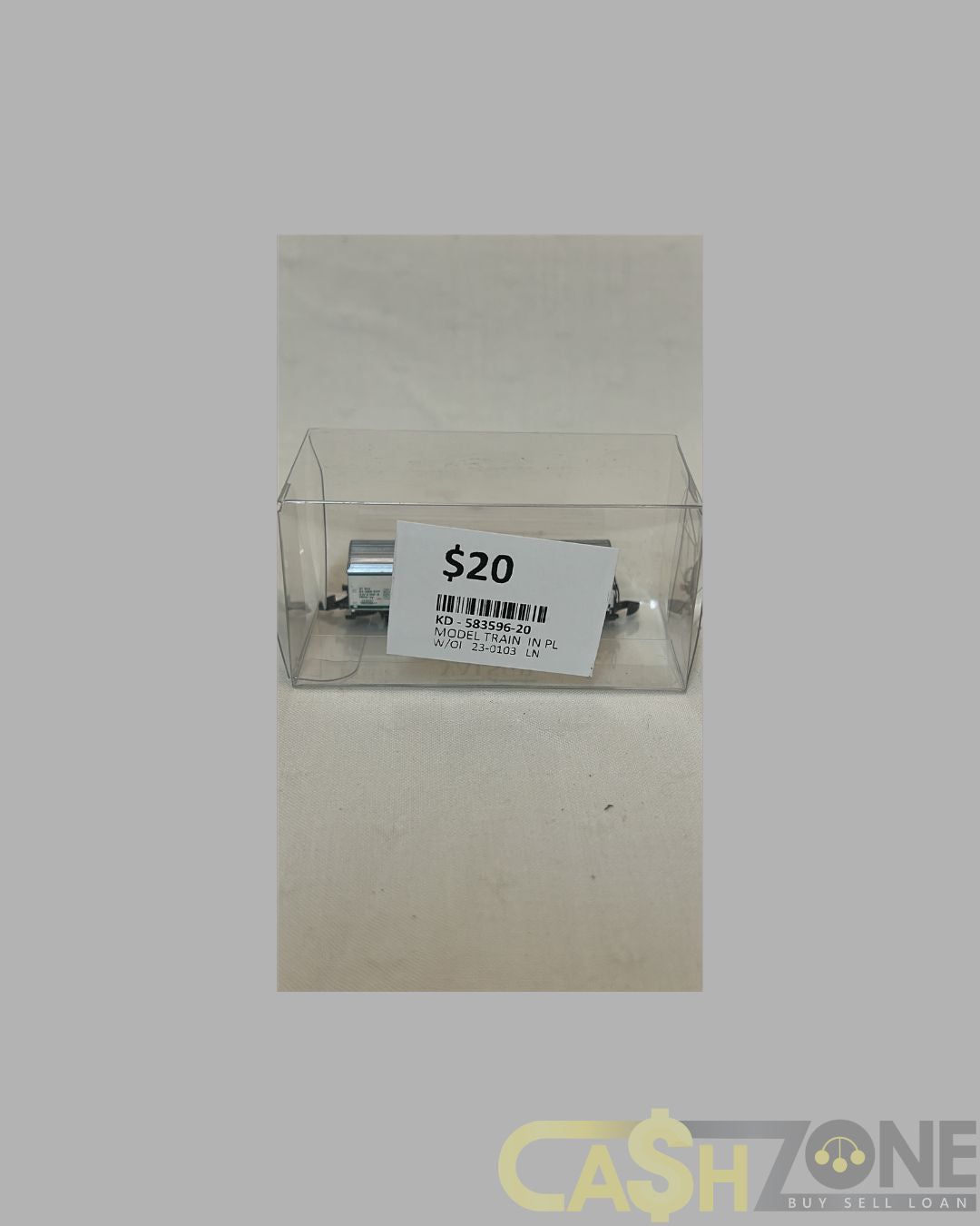 MODEL TRAIN IN PLASTIC DISPLAY BOX VALSER