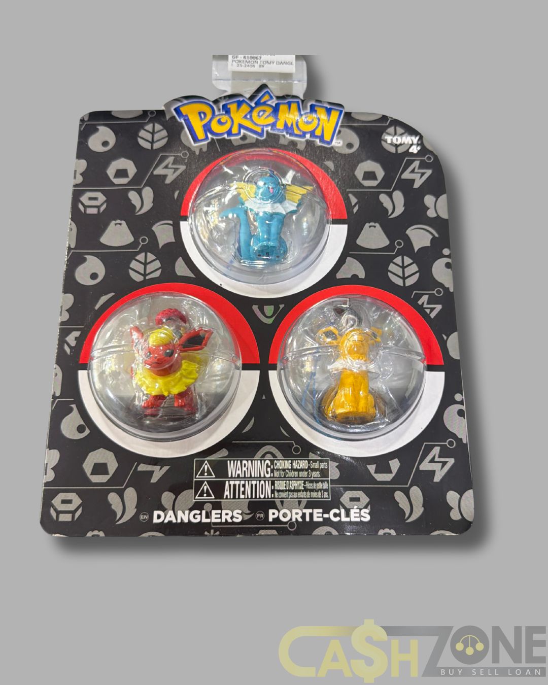 Tomy Danglers Pokemon Vaporeon/Flareon/Jolteon Sealed