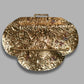 Vintage Gold Foil Brass Pin Brooch