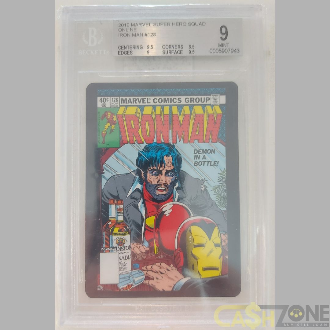 Graded Marvel Iron Man #128 Super Hero Squad Mint 9