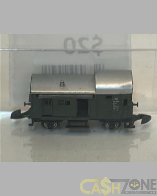 MODEL TRAIN IN PLASTIC DISPLAY BOX SILVER