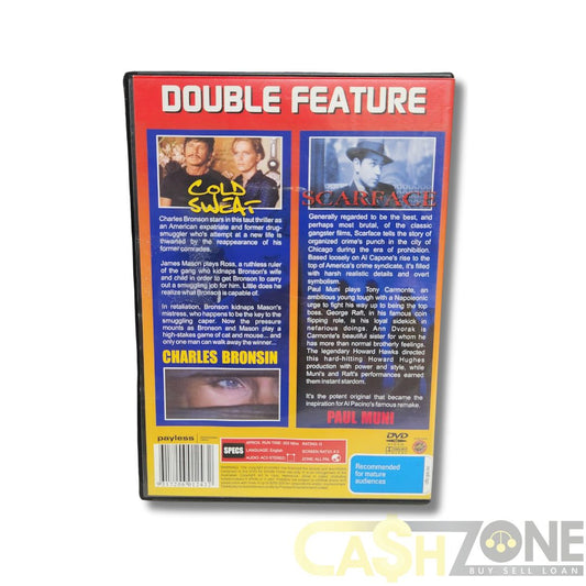 Cold Sweat and Scarface Double DVD Movie