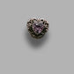 Heart with Purple Charm s925