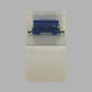 MODEL TRAIN IN PLASTIC DISPLAY BOX BLUE