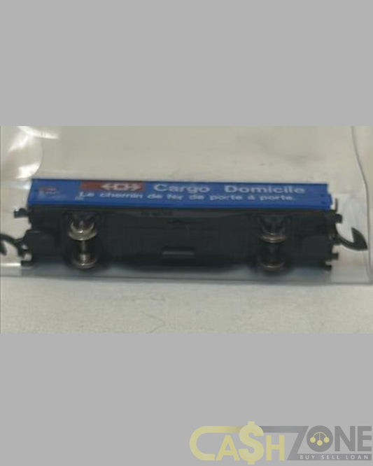 MODEL TRAIN IN PLASTIC DISPLAY BOX CARGO DOMICILE