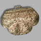 Vintage Gold Foil Brass Pin Brooch