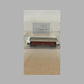 MODEL TRAIN IN PLASTIC DISPLAY BOX RED