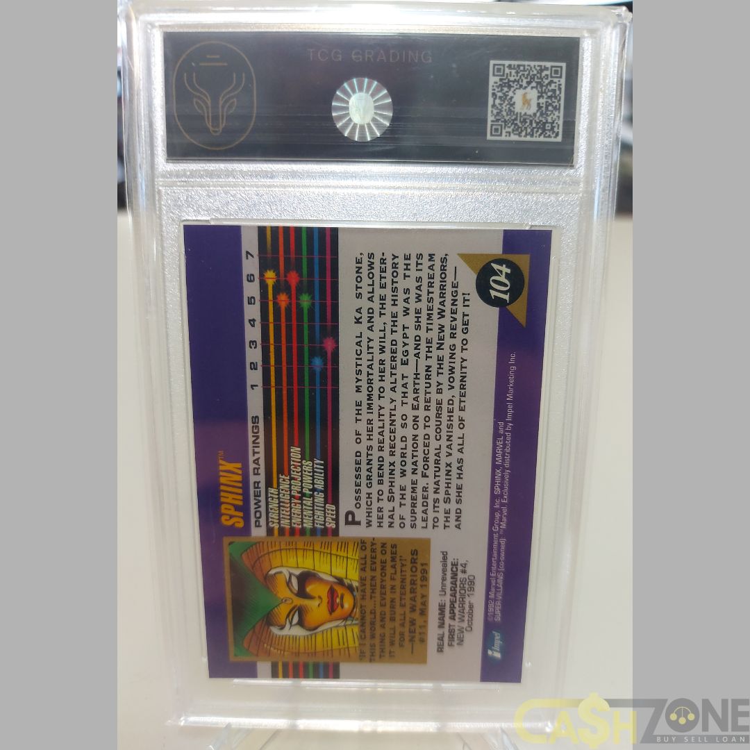 Graded English Marvel Universe Series 3 Sphinx Mint 9 #104