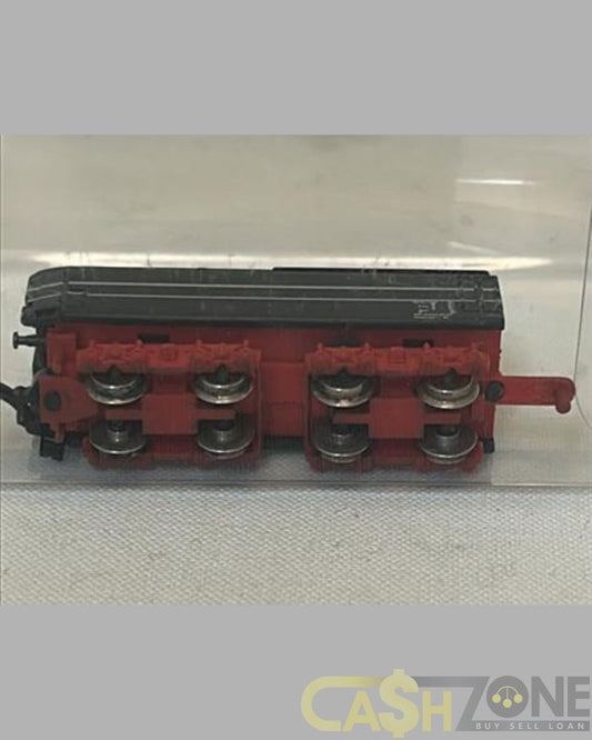 MODEL TRAIN IN PLASTIC DISPLAY BOX RED