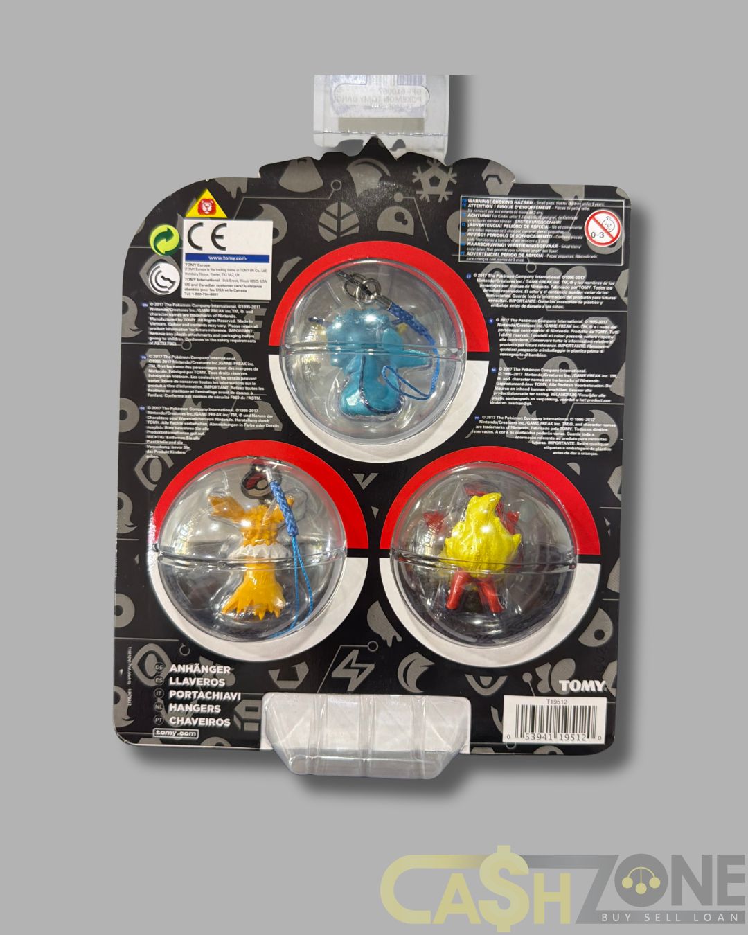 Tomy Danglers Pokemon Vaporeon/Flareon/Jolteon Sealed