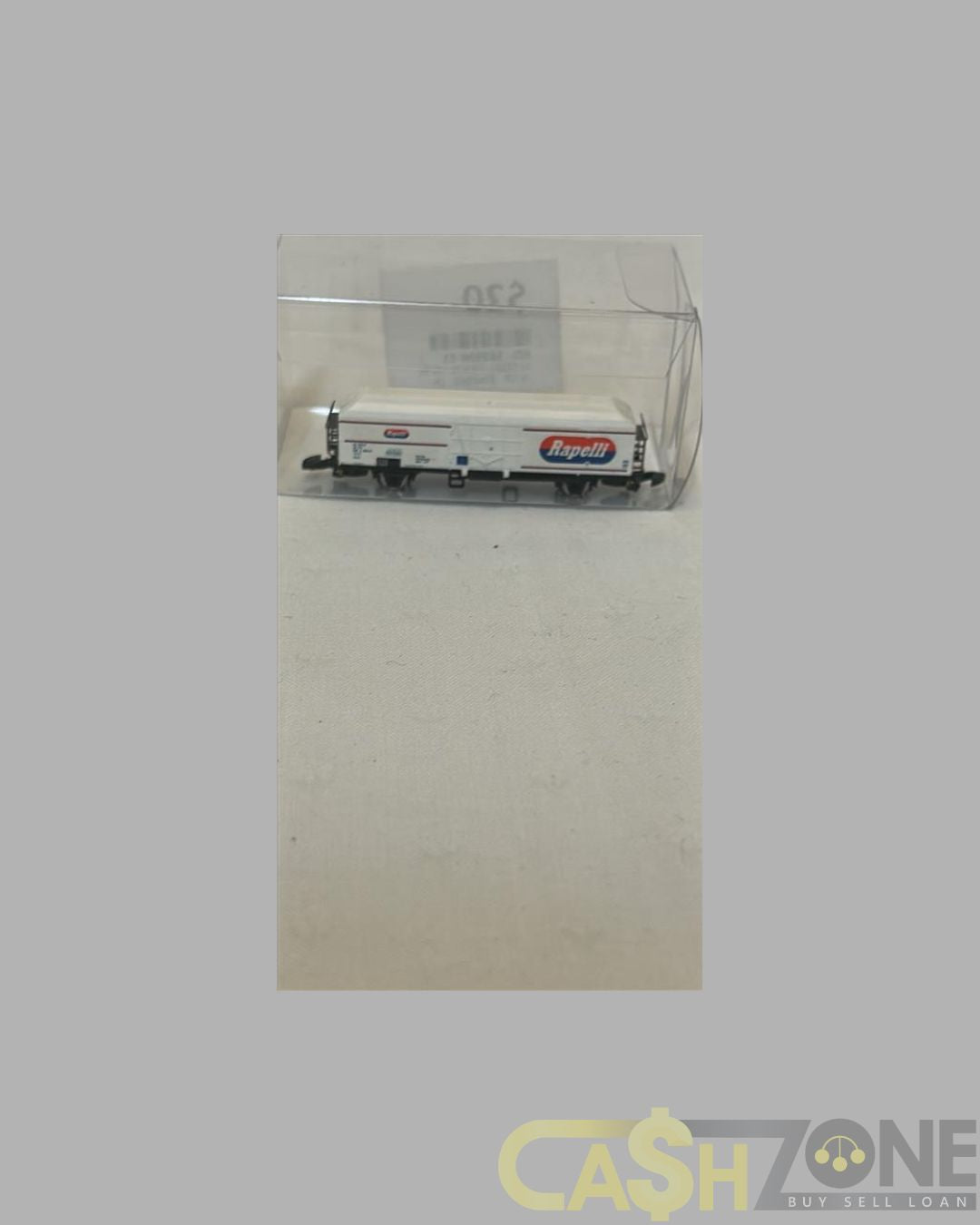 MODEL TRAIN IN PLASTIC DISPLAY BOX RAPEIII