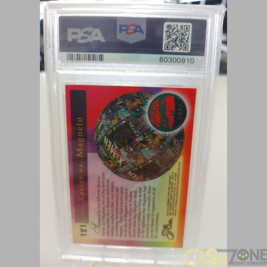 Graded Marvel Xavier vs Magneto #121 Flair 94 Near Mint 9