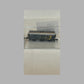 MODEL TRAIN IN PLASTIC DISPLAY BOX SILVER AND YELLOW