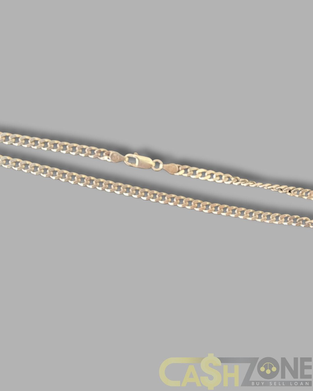 MENS SILVER CURB CHAIN