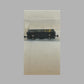 MODEL TRAIN IN PLASTIC DISPLAY BOX SILVER AND YELLOW