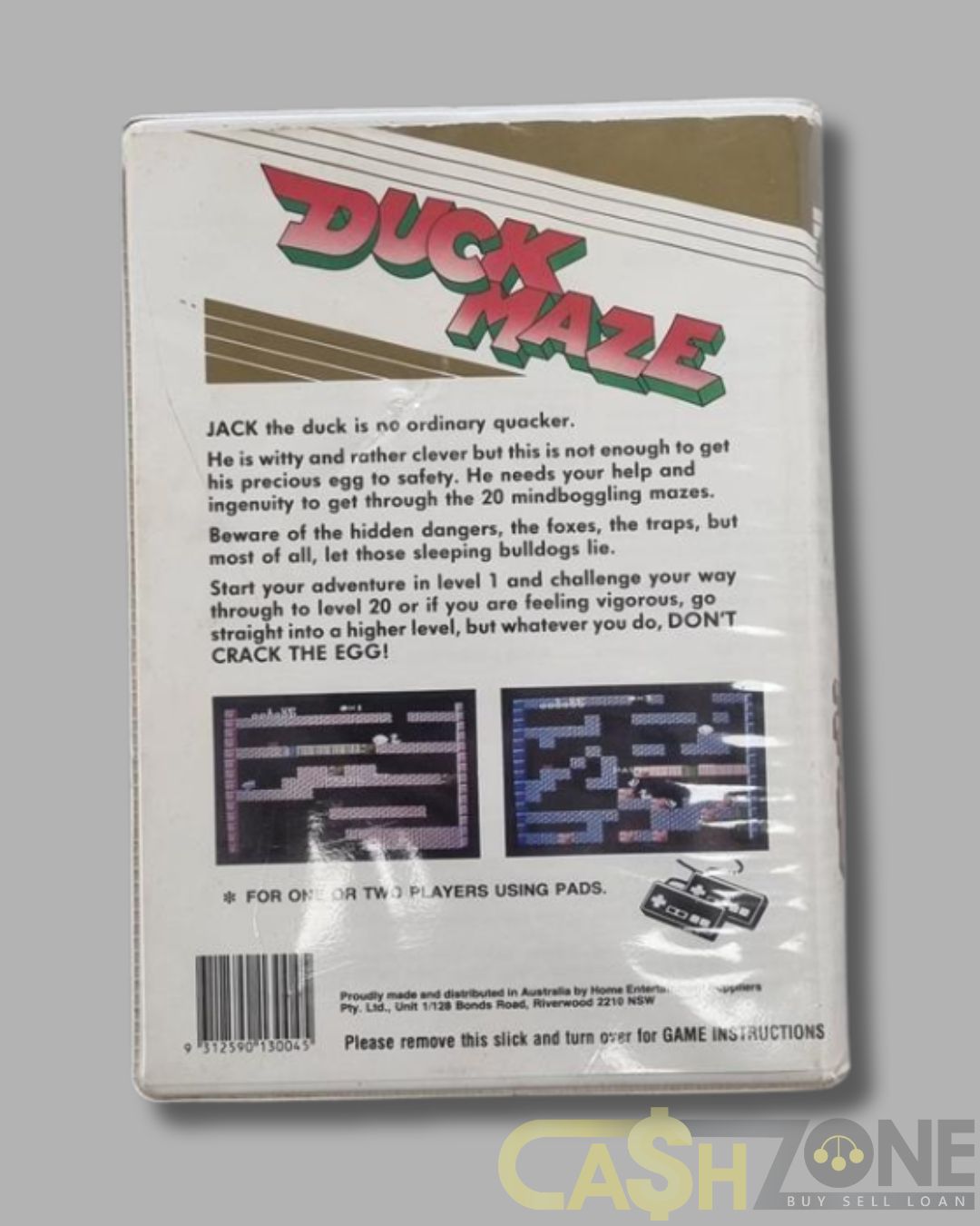 Duckmaze HES NES Game PAL