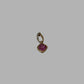 9ct Yellow Gold Pink Pendant
