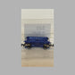 MODEL TRAIN IN PLASTIC DISPLAY BOX BLUE