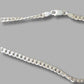MENS SILVER CURB CHAIN
