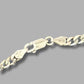 MENS SILVER CURB CHAIN
