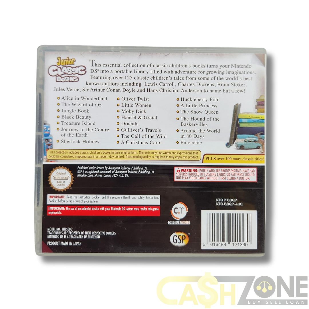 Junior Classic Book Nintendo DS Game