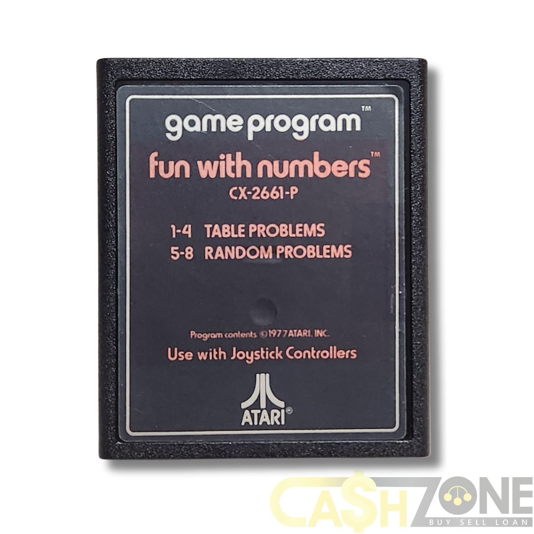 Fun With Numbers Atari 2600 Game 1977