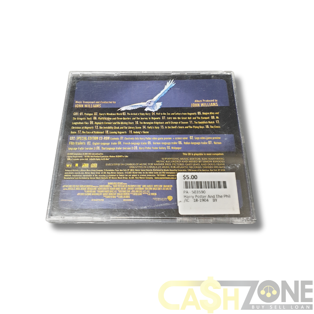 Harry Potter and the Philosopher's Stone OST CD