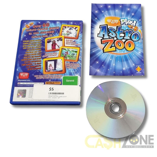 Astro Zoo Eye Toy Play PS2 Game