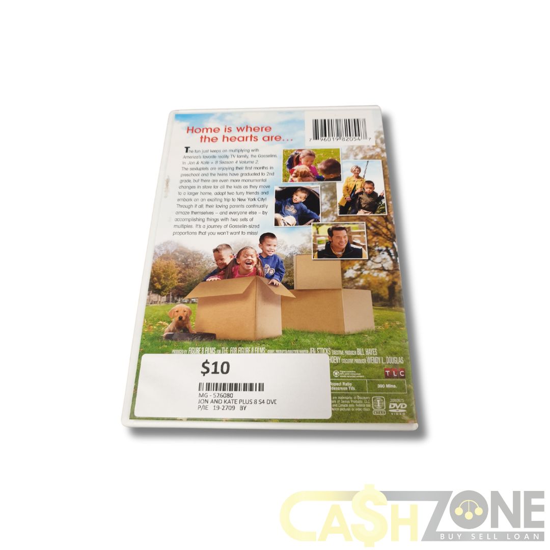 Jon & Kate Plus Eight Season 4 DVD TV Series