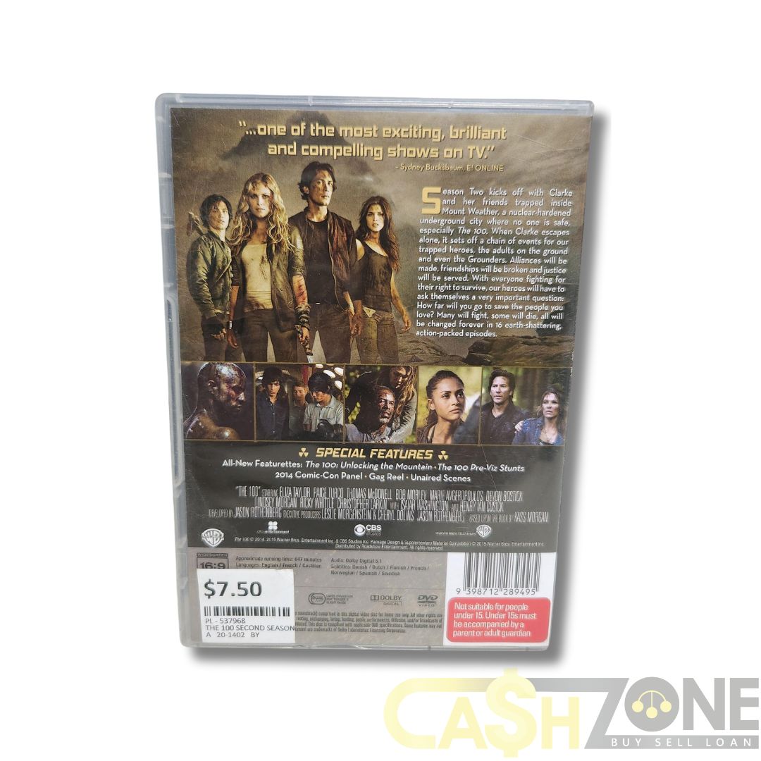 The 100 Complete Second Season DVD TV Series