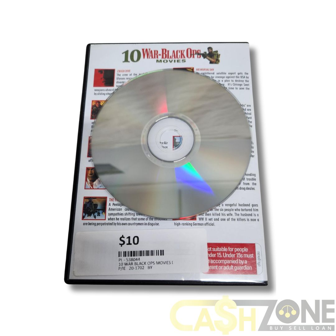 10 War-Black Ops DVD Movie Pack