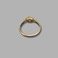 Ladies 18ct Yellow Gold Ring With Clear Stones in Flower Pattern