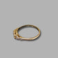 Ladies 18ct Yellow Gold Ring With Clear Stones in Flower Pattern