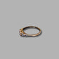 Ladies 18ct Yellow Gold Ring With Clear Stones in Flower Pattern