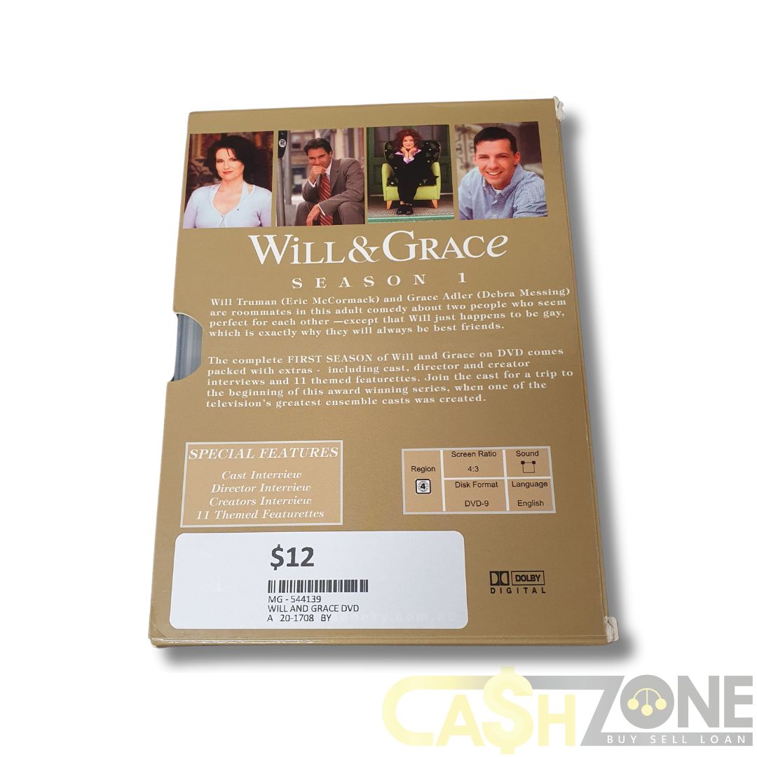 Will & Grace Season One DVD TV Series