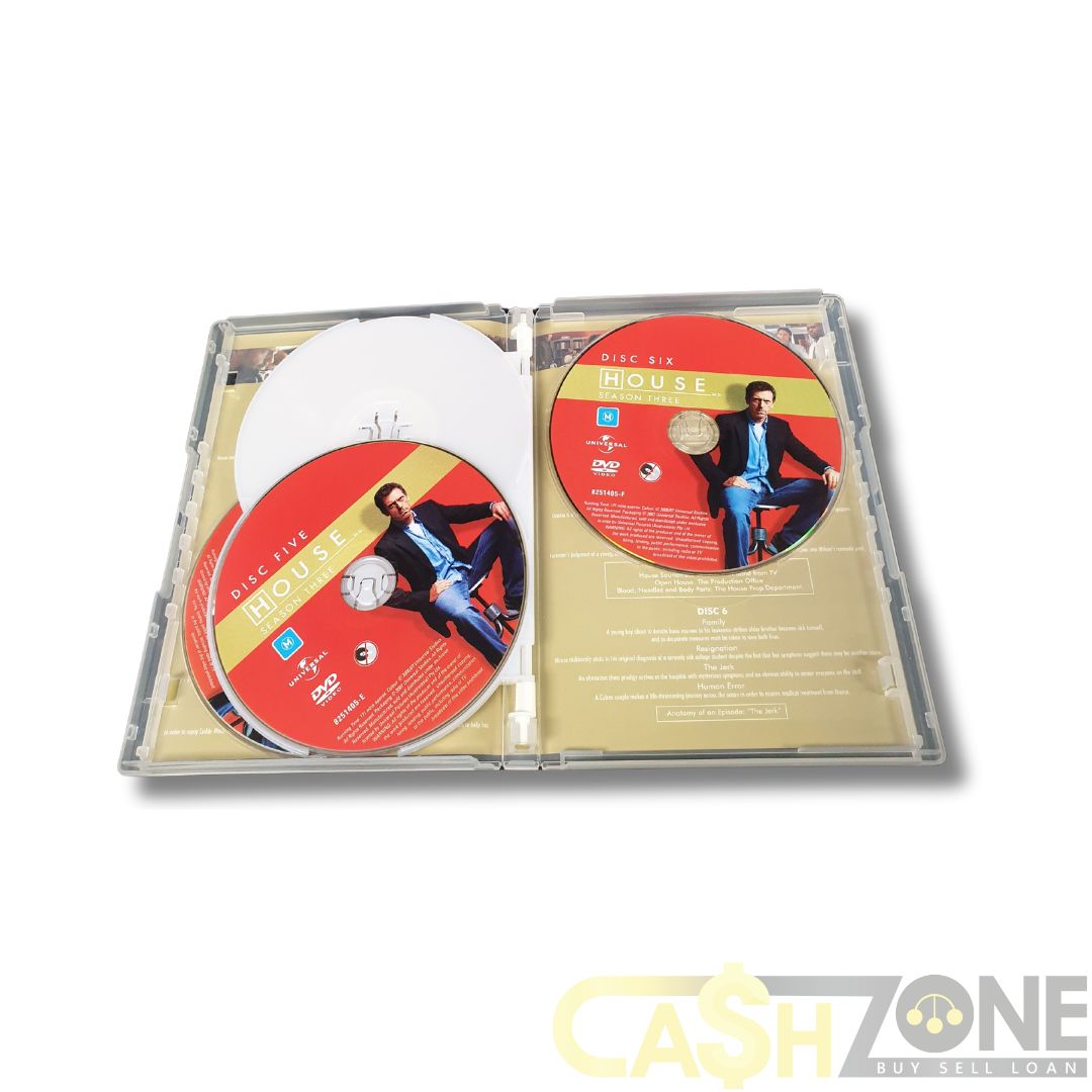 House MD Season Three DVD TV Series