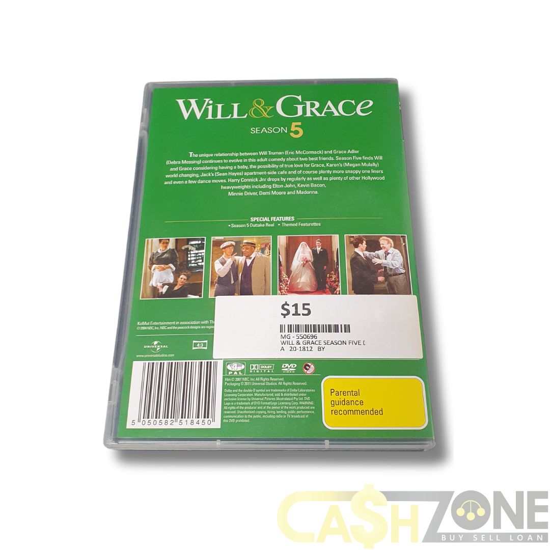 Will & Grace Season 5 DVD TV Series