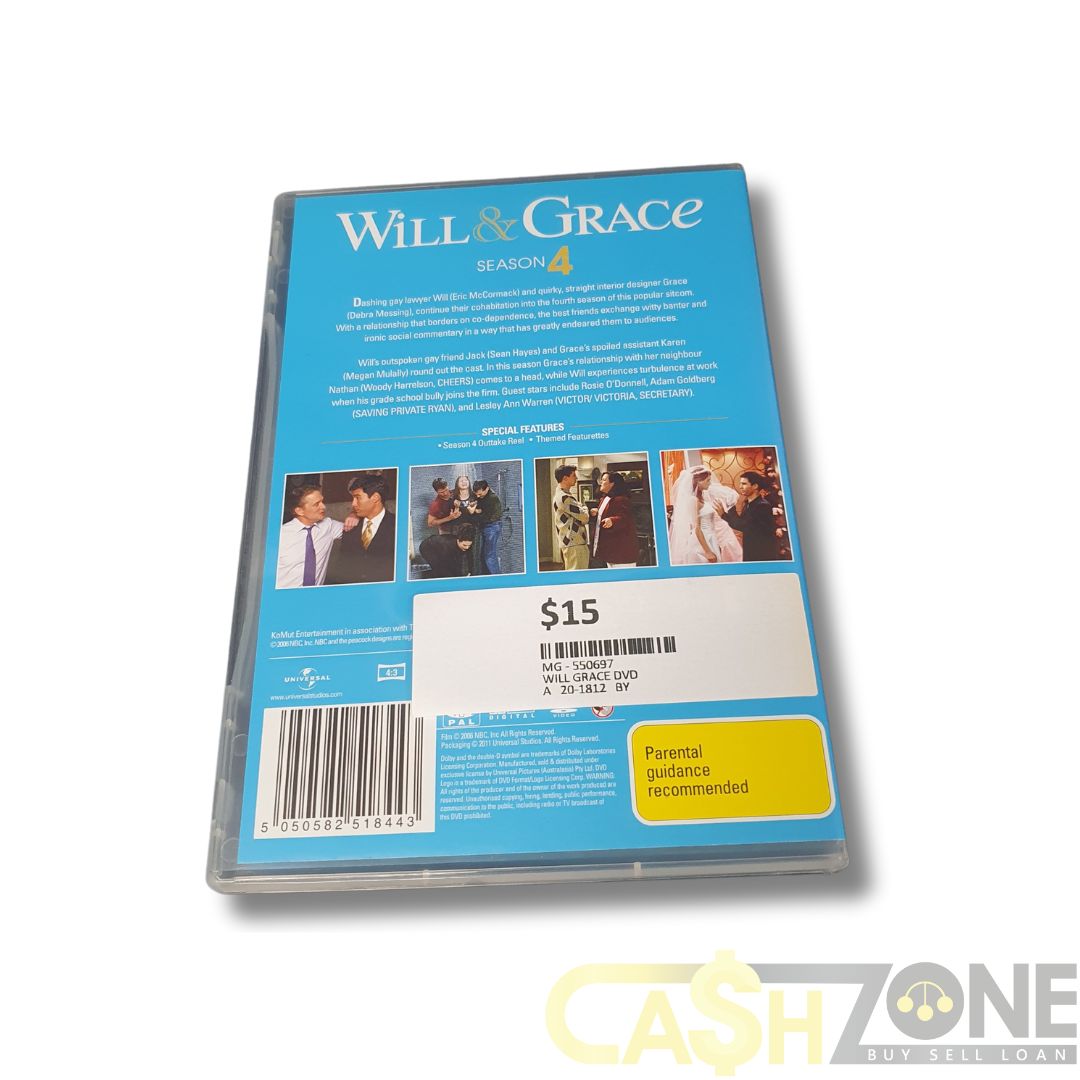 Will & Grace Season 4 DVD TV Series