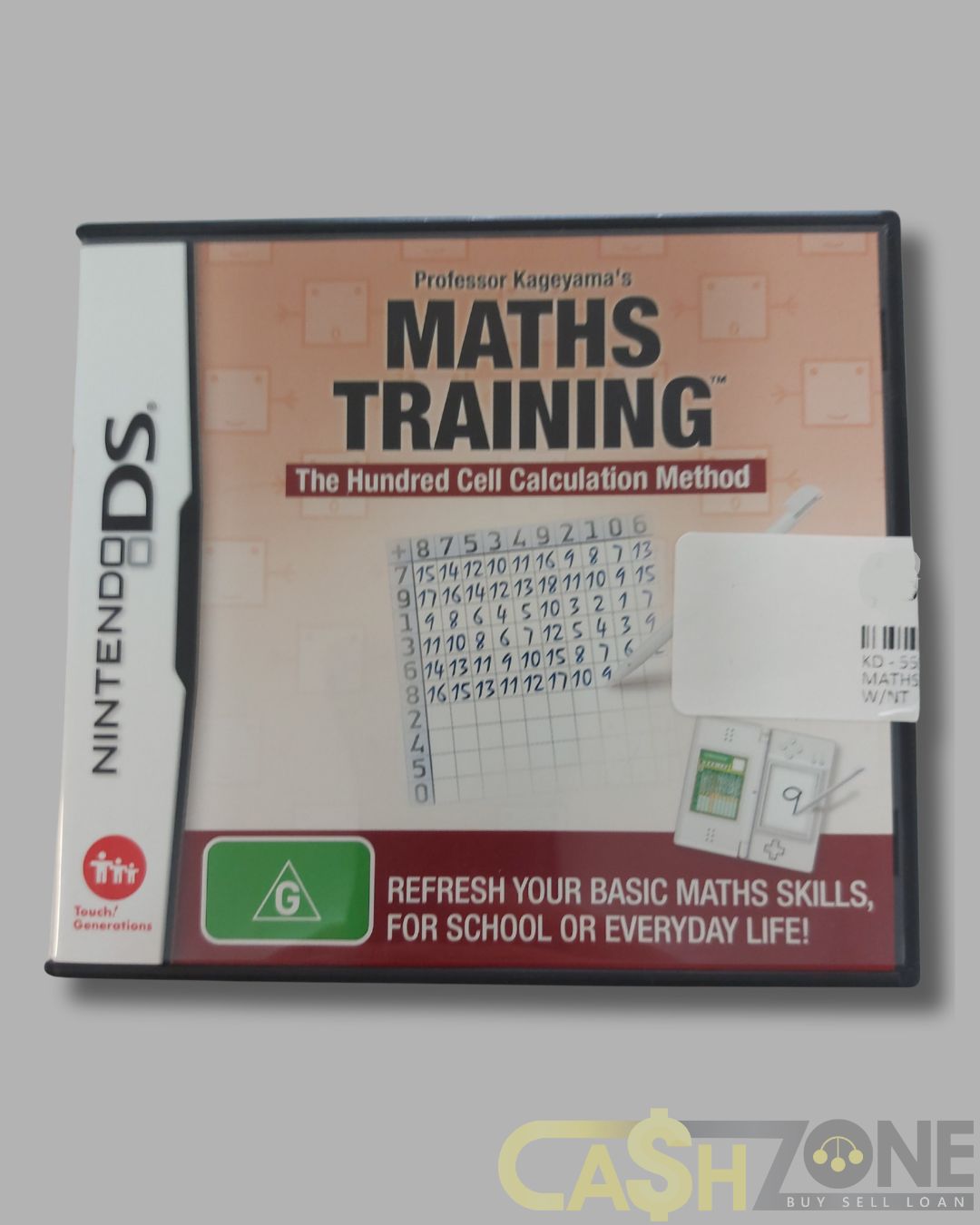 Math Ds Maths Training Nintendo DS Game – Cashzone Australia