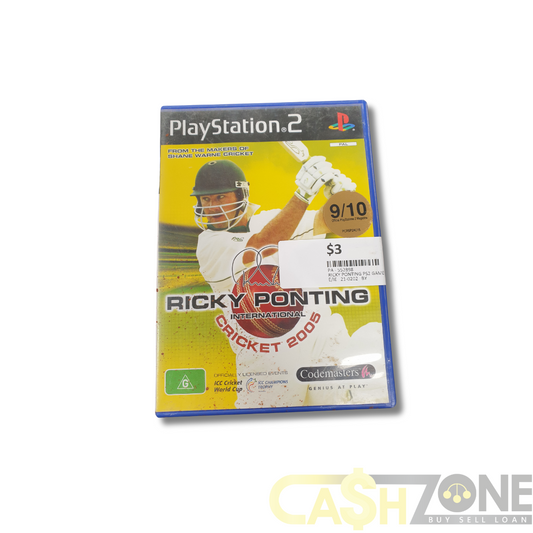 Ricky Ponting International Cricket 2005 PS2 Game