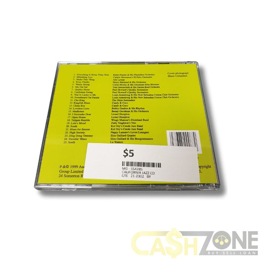 California Jazz CD