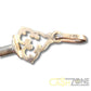 9CT Ladies Yellow Gold 21st Key Pendant