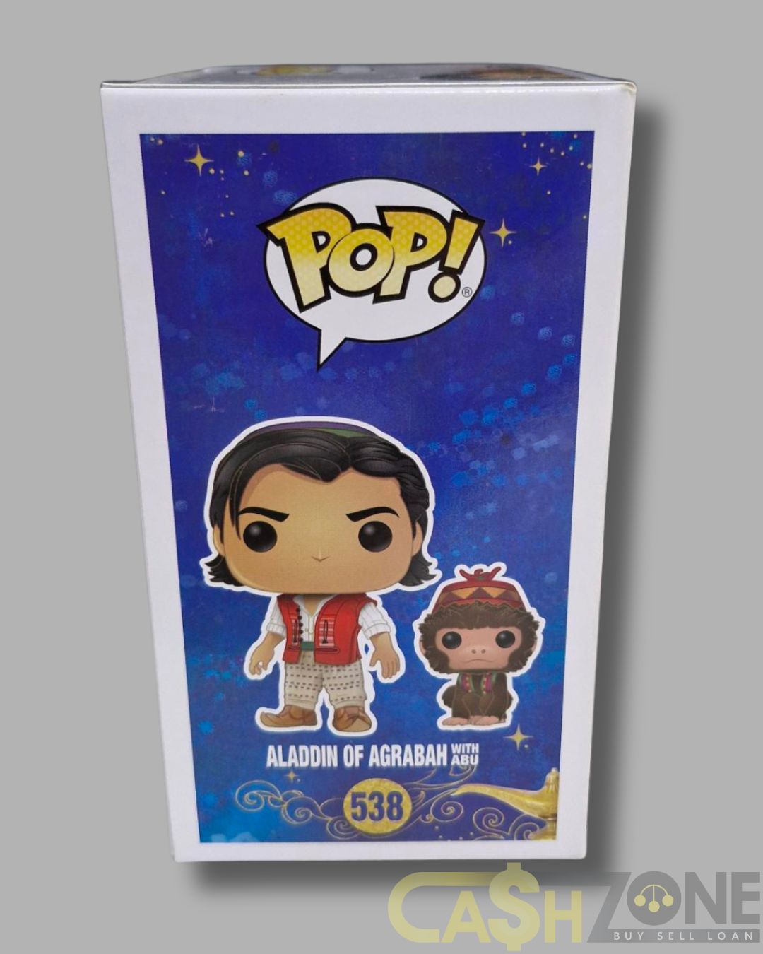Disney Aladdin #538 Aladdin of Agrabah w/ Abu Funko Pop