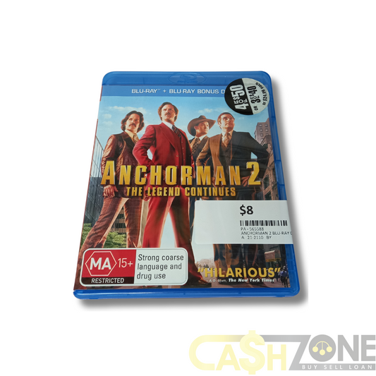 Anchorman 2: The Legend Continues Blu-Ray Movie