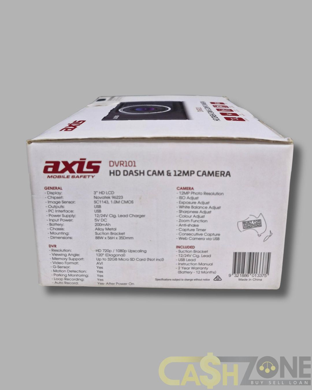 Axis DVR101 Dash Cam