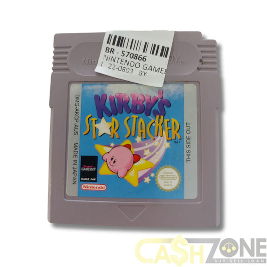 Kirby's Star Stacker Game Boy Game