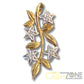 9CT Ladies Yellow Gold Leaf & Star Pendant